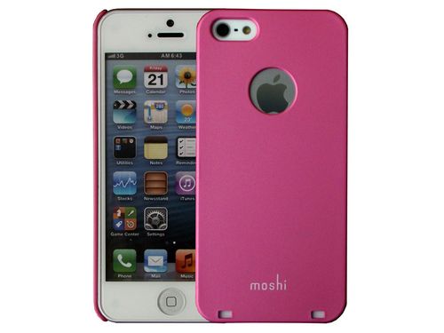 moshi磨砂超薄iphone5手机保护壳苹果5代手机保护套糖果色外壳套